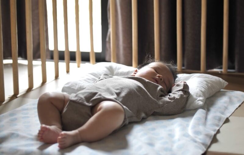 Baby brain activity during sleep