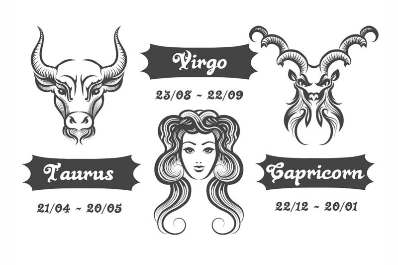 zodiac signs of virgo taurus and capricorn