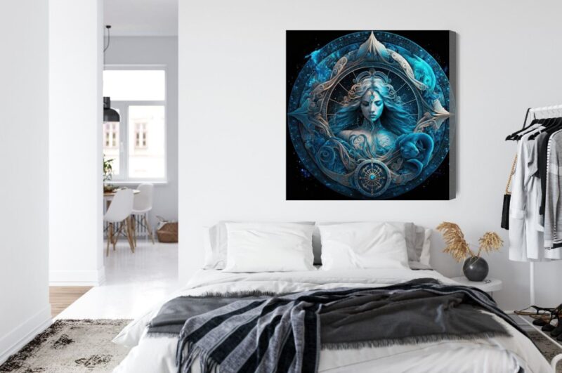 design your room based on aquarius zodiac sign