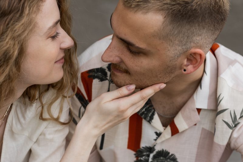 The Zodiac Signs Most Likely to Crave an Authentic ‘Girlfriend Energy’ Connection Couple sharing a tender close-up moment that conveys genuine romantic connection.
